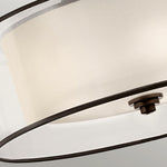 Kichler Ceiling Semi-Flush from the Lacey range. Lacey 4 Light Semi-Flush Product Code = KL-LACEY-SFM-MB