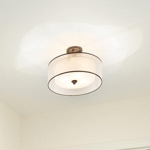 Kichler Ceiling Semi-Flush from the Lacey range. Lacey 4 Light Semi-Flush Product Code = KL-LACEY-SFM-MB