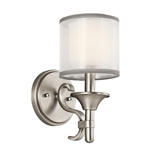 Kichler Wall Light from the Lacey range. Lacey 1 Light Wall Light Product Code = KL-LACEY1-AP