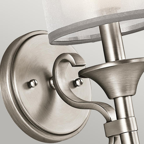 Kichler Wall Light from the Lacey range. Lacey 1 Light Wall Light Product Code = KL-LACEY1-AP