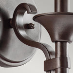 Kichler Wall Light from the Lacey range. Lacey 1 Light Wall Light Product Code = KL-LACEY1-MB