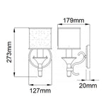 Kichler Wall Light from the Lacey range. Lacey 1 Light Wall Light – SKU KL-LACEY1-MB