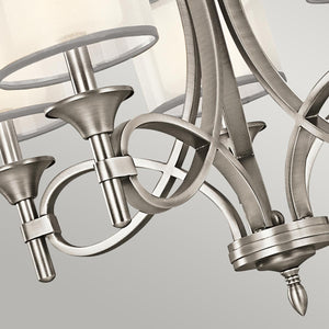 Kichler Chandelier from the Lacey range. Lacey 5 Light Chandelier Product Code = KL-LACEY5-AP