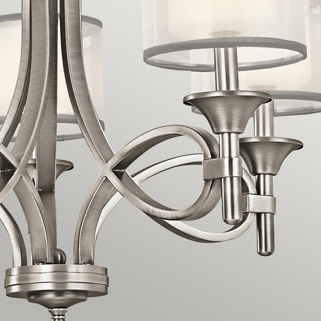 Kichler Chandelier from the Lacey range. Lacey 5 Light Chandelier Product Code = KL-LACEY5-AP