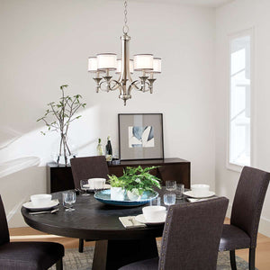 Kichler Chandelier from the Lacey range. Lacey 5 Light Chandelier Product Code = KL-LACEY5-AP