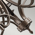 Kichler Chandelier from the Lacey range. Lacey 5 Light Chandelier Product Code = KL-LACEY5-MB