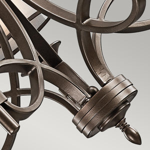 Kichler Chandelier from the Lacey range. Lacey 5 Light Chandelier Product Code = KL-LACEY5-MB
