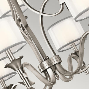 Kichler Chandelier from the Lacey range. Lacey 9 Light Chandelier Product Code = KL-LACEY9-AP
