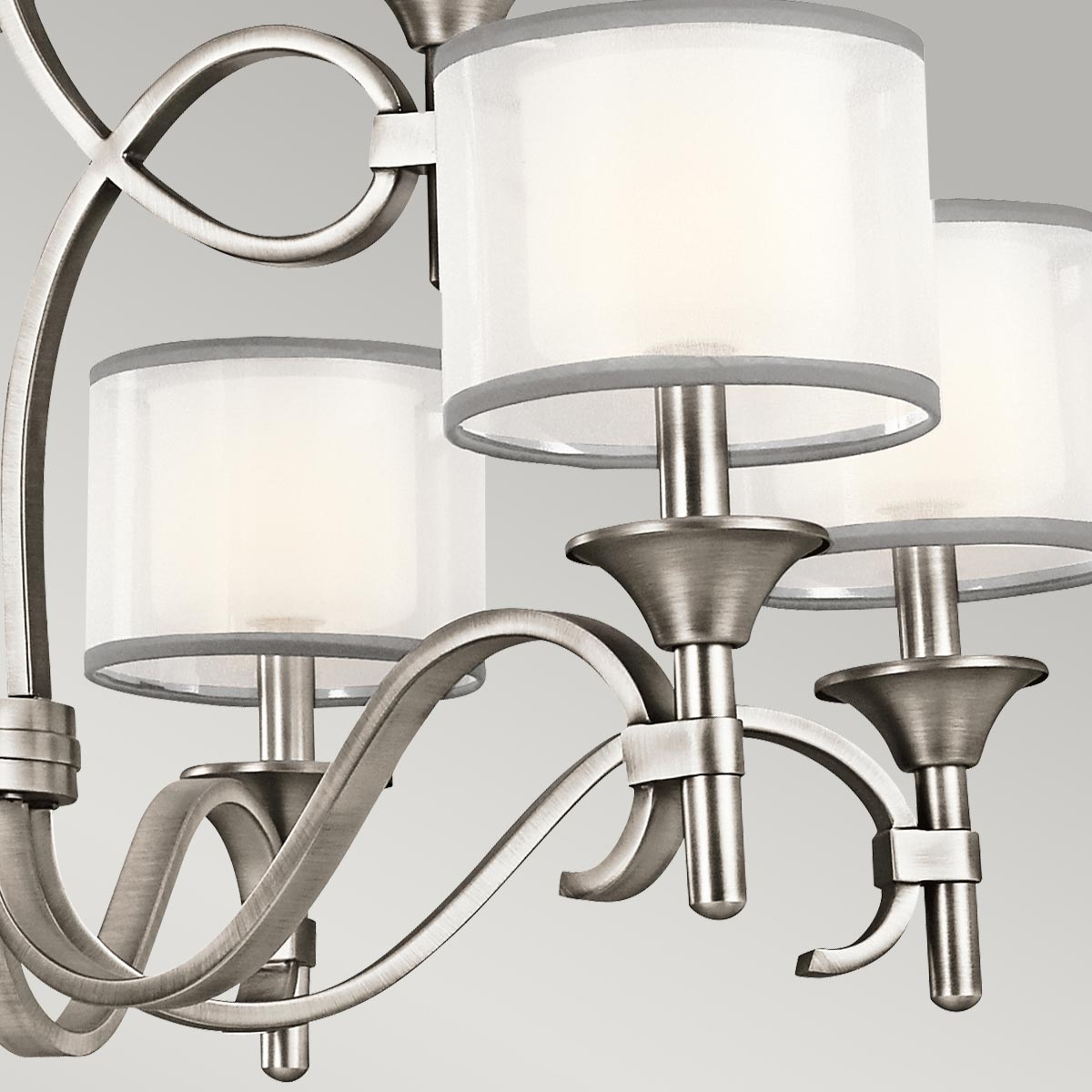 Kichler Chandelier from the Lacey range. Lacey 9 Light Chandelier Product Code = KL-LACEY9-AP