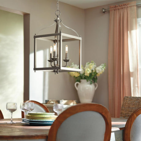 Kichler Pendant from the Larkin range. Larkin 3 Light Medium Pendant - Brushed Nickel Product Code = KL-LARKIN-P-M-NI