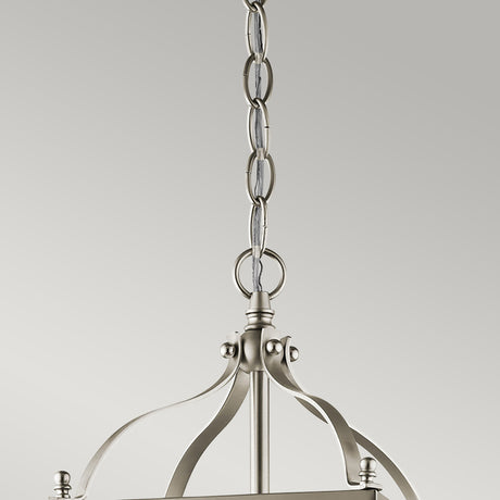 Kichler Pendant from the Larkin range. Larkin 2 Light Small Pendant - Brushed Nickel Product Code = KL-LARKIN-P-S-NI