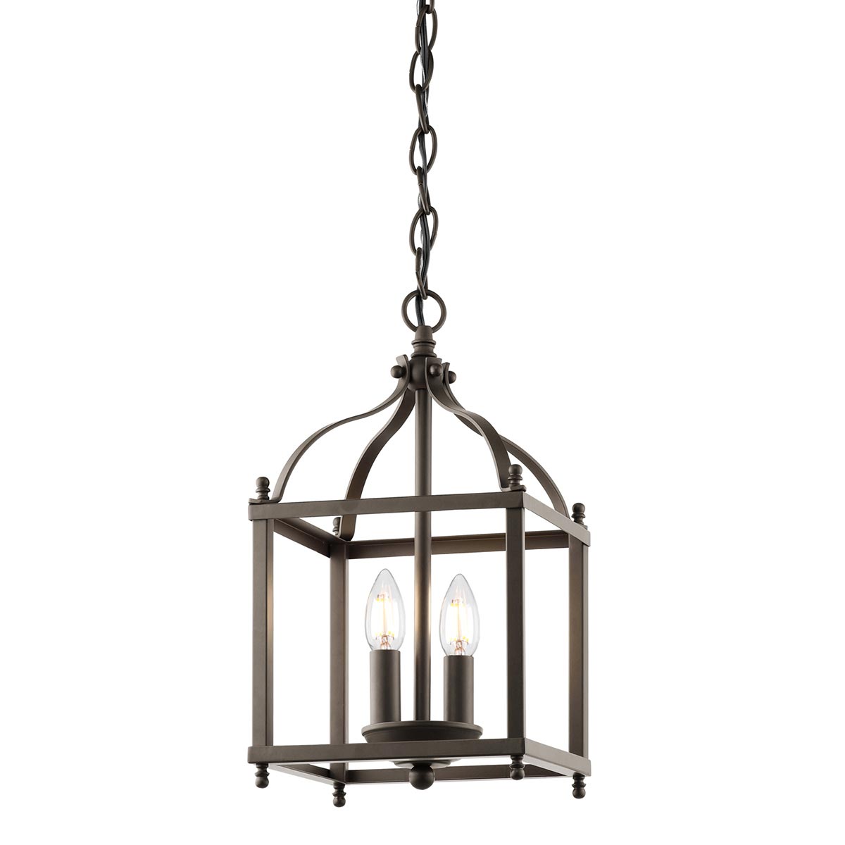 Kichler Pendant from the Larkin range. Larkin 2 Light Small Pendant - Olde Bronze Product Code = KL-LARKIN-P-S-OZ