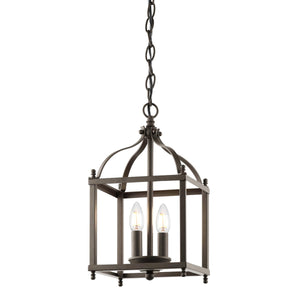 Kichler Pendant from the Larkin range. Larkin 2 Light Small Pendant - Olde Bronze Product Code = KL-LARKIN-P-S-OZ