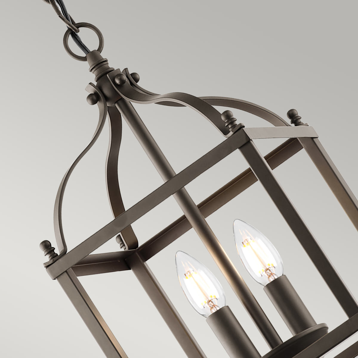Kichler Pendant from the Larkin range. Larkin 2 Light Small Pendant - Olde Bronze Product Code = KL-LARKIN-P-S-OZ