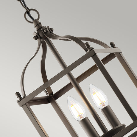 Kichler Pendant from the Larkin range. Larkin 2 Light Small Pendant - Olde Bronze Product Code = KL-LARKIN-P-S-OZ