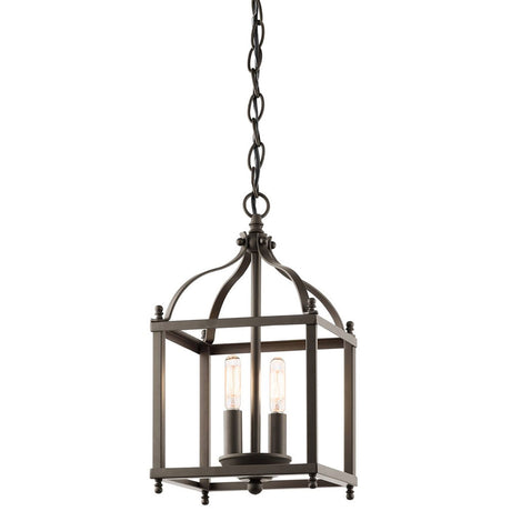 Kichler Pendant from the Larkin range. Larkin 2 Light Small Pendant - Olde Bronze Product Code = KL-LARKIN-P-S-OZ