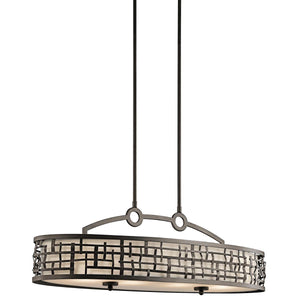Kichler Chandelier from the Loom range. Loom 4 Light Chandelier Product Code = KL-LOOM-ISLE