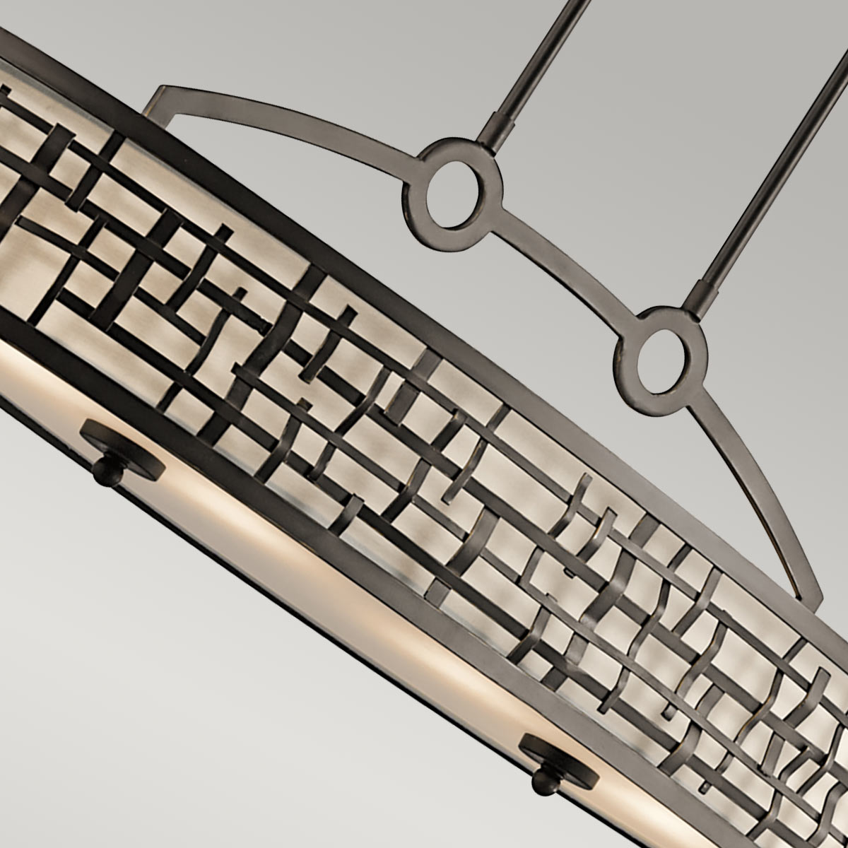 Kichler Chandelier from the Loom range. Loom 4 Light Chandelier Product Code = KL-LOOM-ISLE