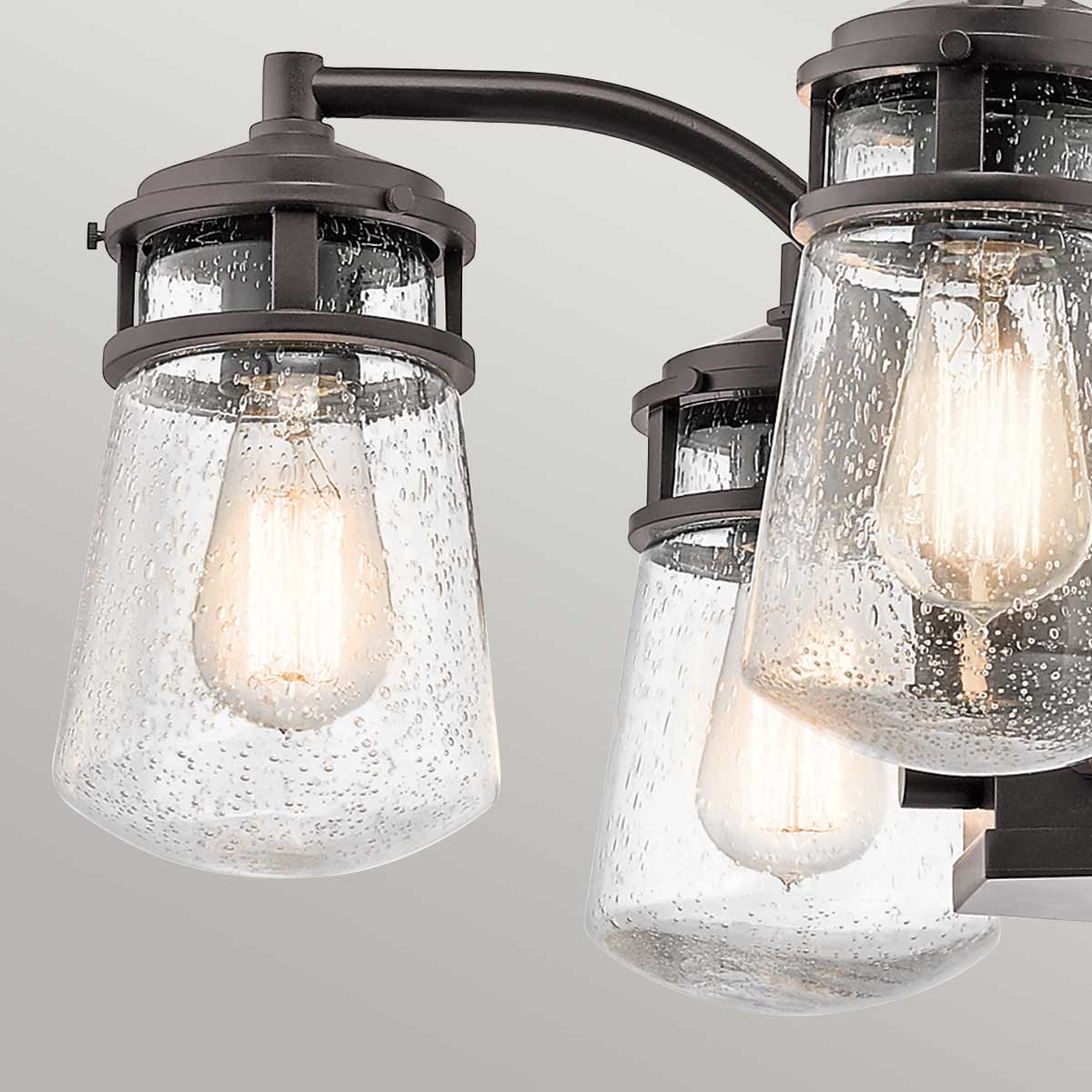 Kichler Chandelier from the Lyndon range. Lyndon 5 Light Outdoor Chandelier Product Code = KL-LYNDON-5P-AZ