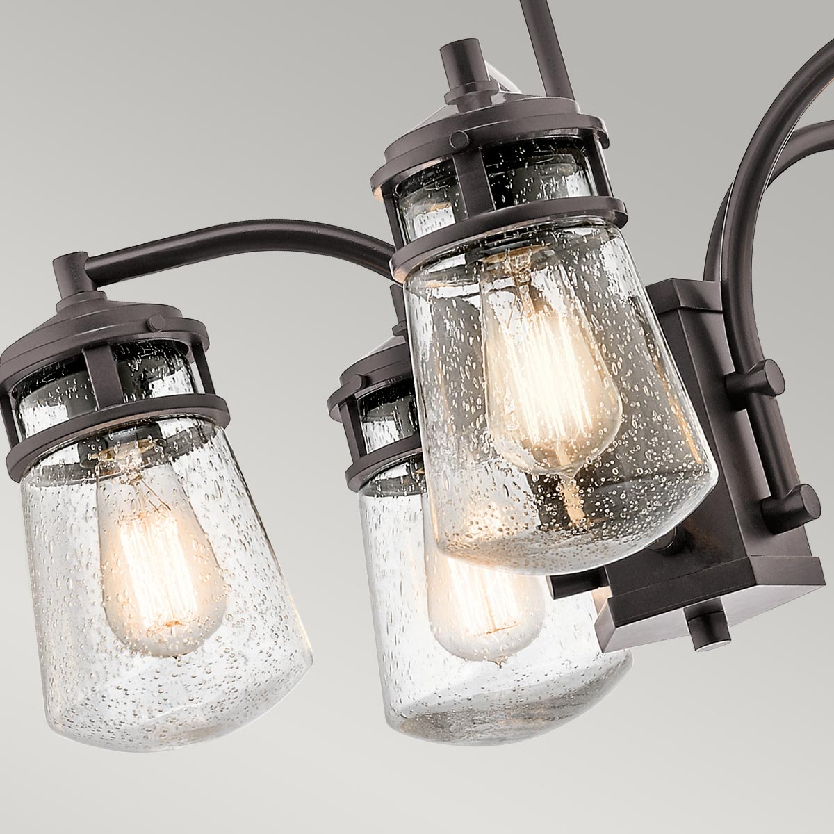 Kichler Chandelier from the Lyndon range. Lyndon 5 Light Outdoor Chandelier Product Code = KL-LYNDON-5P-AZ