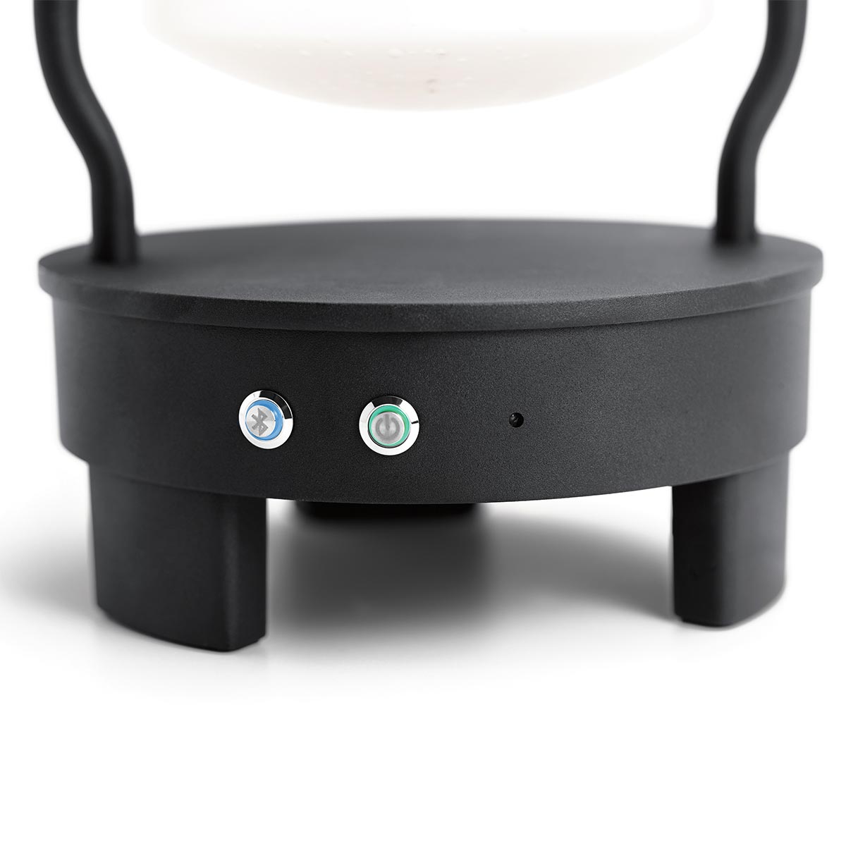 Kichler Bluetooth Lantern from the Lyndon range. Lyndon Portable Bluetooth Speaker Lantern - UK Plug Product Code = KL-LYNDON-BT-A-BK