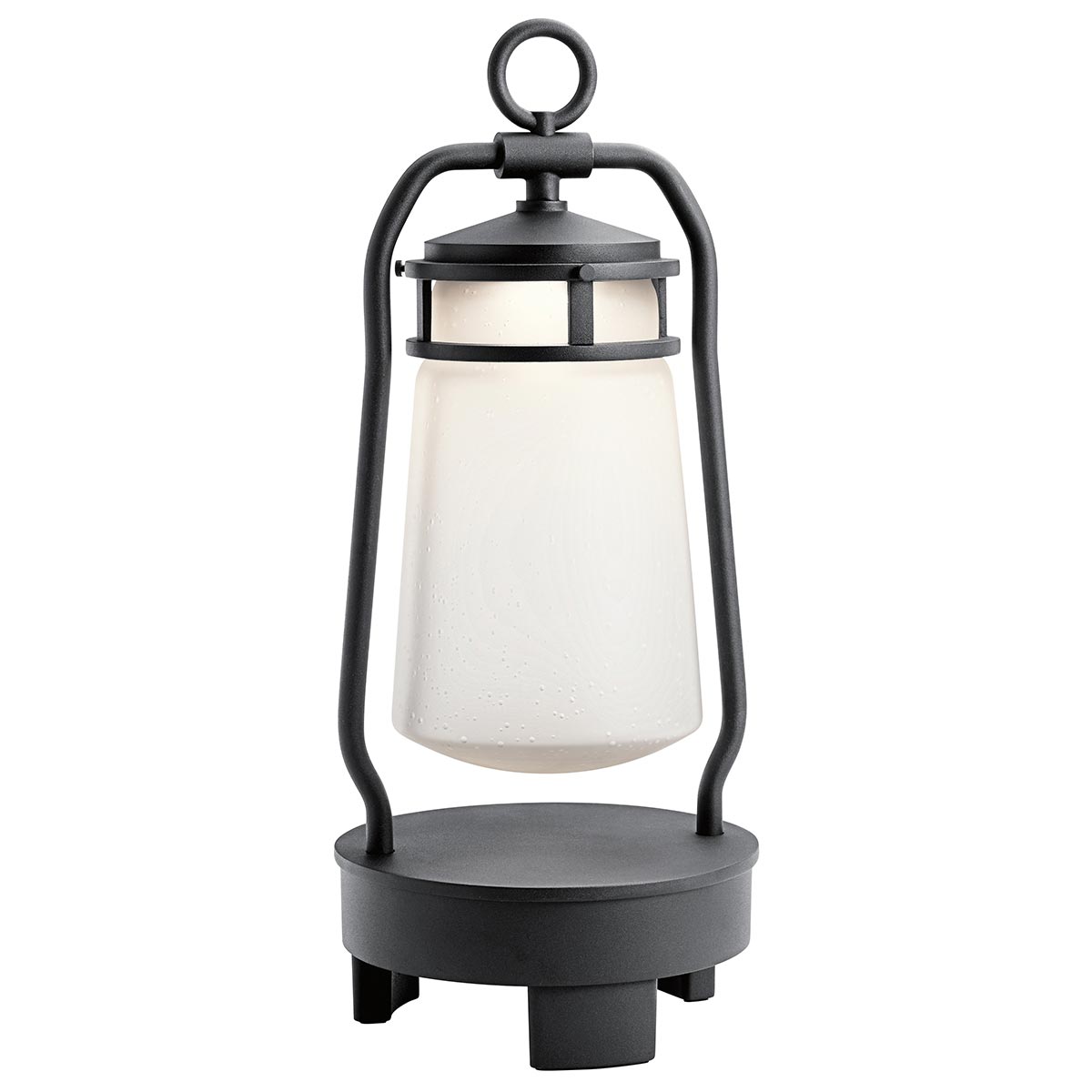 Kichler Bluetooth Lantern from the Lyndon range. Lyndon Portable Bluetooth Speaker Lantern - UK Plug Product Code = KL-LYNDON-BT-A-BK