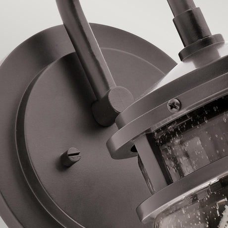 Kichler Outdoor Wall Light from the Lyndon range. Lyndon 1 Light Medium Wall Lantern Product Code = KL-LYNDON2-M-AZ