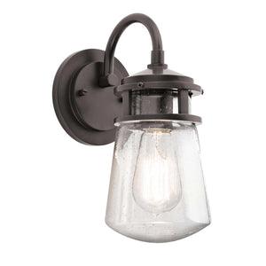 Kichler Outdoor Wall Light from the Lyndon range. Lyndon 1 Light Small Wall Lantern Product Code = KL-LYNDON2-S-AZ