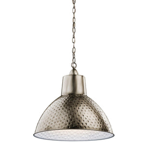 Kichler Pendant from the Missoula range. Missoula 1 Light Medium Pendant Product Code = KL-MISSOULA-P-M
