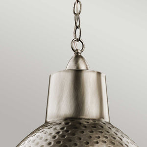Kichler Pendant from the Missoula range. Missoula 1 Light Medium Pendant Product Code = KL-MISSOULA-P-M