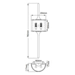 Kichler Mona 2 Light Wall Light – SKU KL-MONA-L-NBR