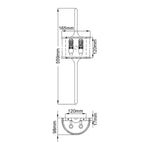 Kichler Mona 2 Light Wall Light – SKU KL-MONA-S-PB