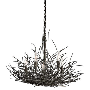 Kichler Chandelier from the Organique range. Organique 5 Light Chandelier  Product Code = KL-ORGANIQUE5