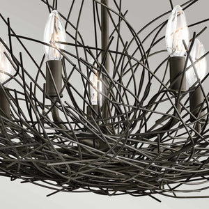 Kichler Chandelier from the Organique range. Organique 5 Light Chandelier  Product Code = KL-ORGANIQUE5