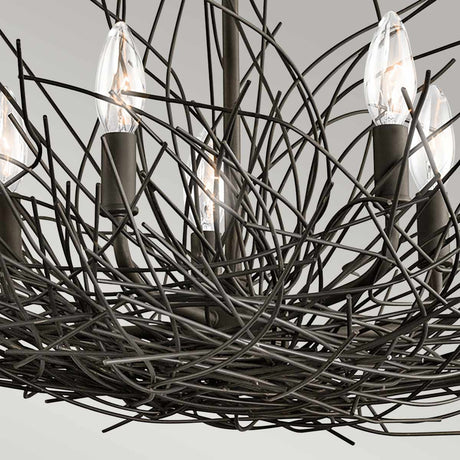 Kichler Chandelier from the Organique range. Organique 5 Light Chandelier  Product Code = KL-ORGANIQUE5