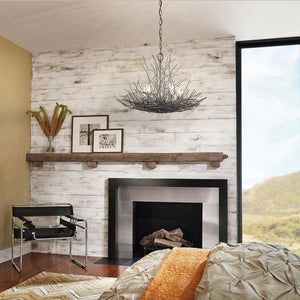 Kichler Chandelier from the Organique range. Organique 5 Light Chandelier  Product Code = KL-ORGANIQUE5