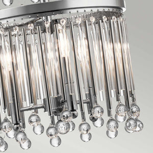 Kichler Chandelier from the Piper range. Piper 18 Light Chandelier/ Pendant Product Code = KL-PIPER-18P-PC