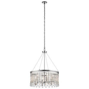 Kichler Pendant from the Piper range. Piper 6 Light Chandelier/ Pendant Product Code = KL-PIPER-6P-PC