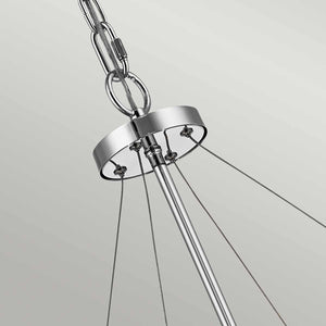 Kichler Pendant from the Piper range. Piper 6 Light Chandelier/ Pendant Product Code = KL-PIPER-6P-PC