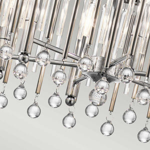 Kichler Pendant from the Piper range. Piper 6 Light Chandelier/ Pendant Product Code = KL-PIPER-6P-PC