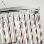 Kichler Linear Chandelier from the Piper range. Piper 6 Light Oval Chandelier/ Pendant Product Code = KL-PIPER-ISLE-PC