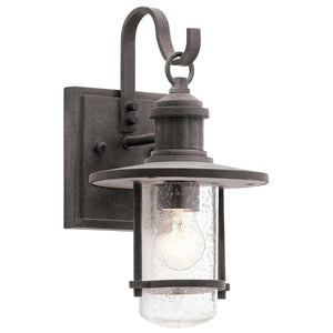 Kichler Outdoor Wall Light from the Riverwood range. Riverwood Small Wall Lantern Product Code = KL-RIVERWOOD2-S