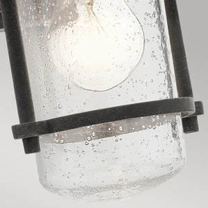 Kichler Outdoor Wall Light from the Riverwood range. Riverwood Small Wall Lantern Product Code = KL-RIVERWOOD2-S