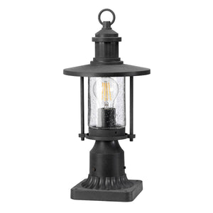 Kichler Pedestal Lantern from the Riverwood range. Riverwood 8" Pedestal Lantern Product Code = KL-RIVERWOOD3-M