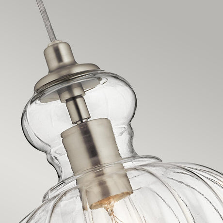 Kichler Pendant from the Riviera range. Riviera 1 Light Pendant - A Product Code = KL-RIVIERA-P-A