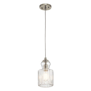 Kichler Pendant from the Riviera range. Riviera 1 Light Pendant - B Product Code = KL-RIVIERA-P-B