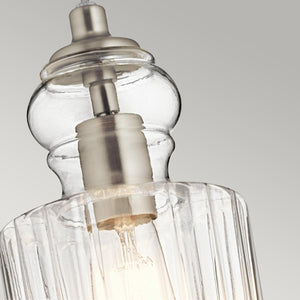 Kichler Pendant from the Riviera range. Riviera 1 Light Pendant - B Product Code = KL-RIVIERA-P-B