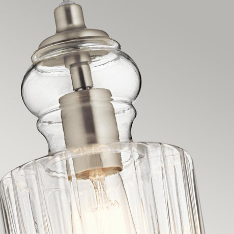 Kichler Pendant from the Riviera range. Riviera 1 Light Pendant - B Product Code = KL-RIVIERA-P-B