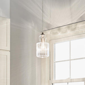 Kichler Pendant from the Riviera range. Riviera 1 Light Pendant - B Product Code = KL-RIVIERA-P-B