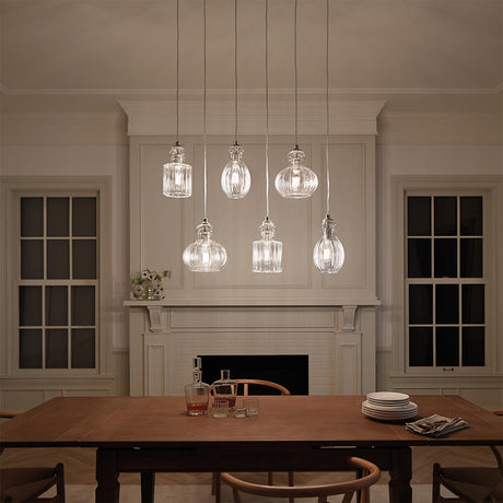 Kichler Pendant from the Riviera range. Riviera 1 Light Pendant - B Product Code = KL-RIVIERA-P-B